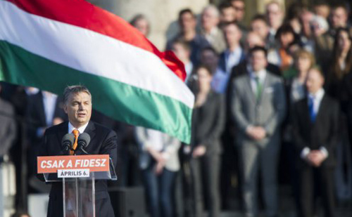 A 2014-es parlamenti választásról beszélt Orbán Viktor a Fidesz-KDNP választási nagygyűlésén